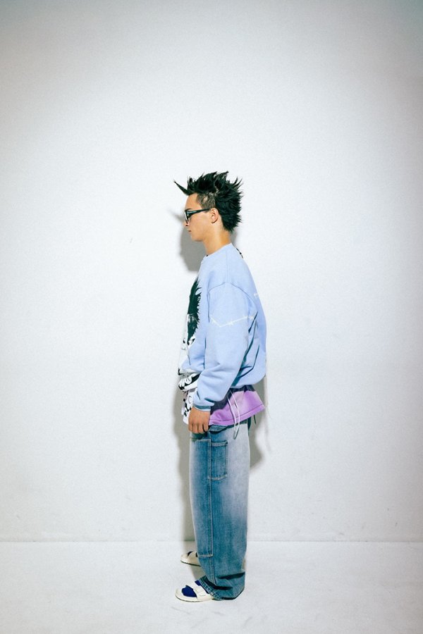 画像4: mindseeker マインドシーカー Punk Boy Crewneck{-BFS} (4)