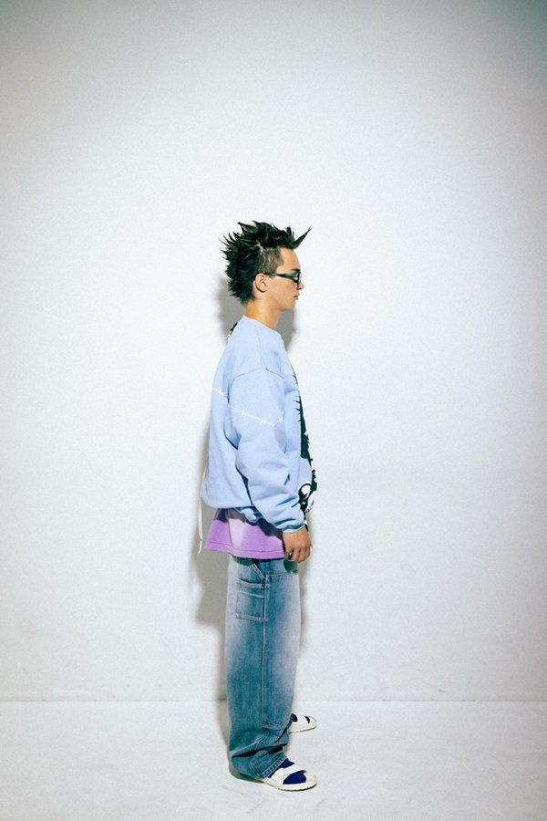 画像6: mindseeker マインドシーカー Punk Boy Crewneck{-BFS} (6)