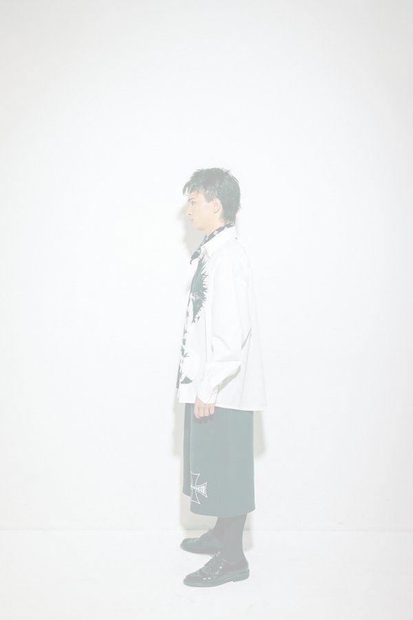 画像4:   mindseeker マインドシーカー Punk Boy Long Sleeve Shirts {-BFS}  :MS-261-007-WHT-2  (4)