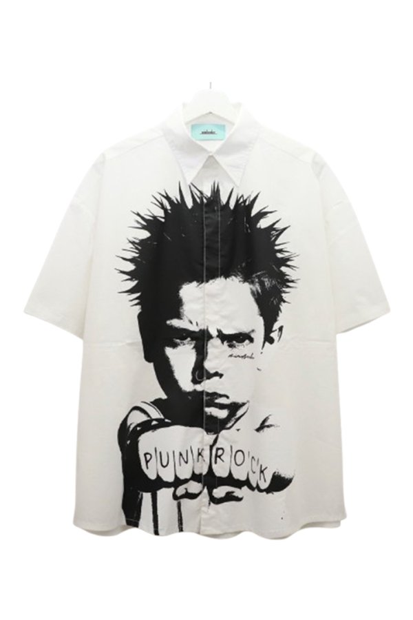 画像1: mindseeker マインドシーカー Punk Boy Short Sleeve Shirts{-BFS} (1)