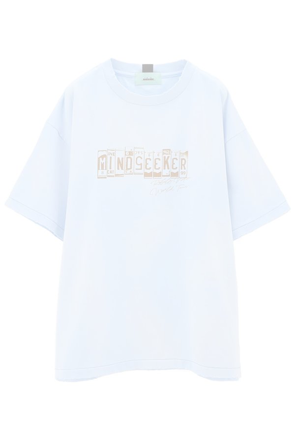 画像1:  {SOLD} mindseeker マインドシーカー MDSK TOUR Tee {-BFS}  :MS-261-018-CYAN-2  (1)