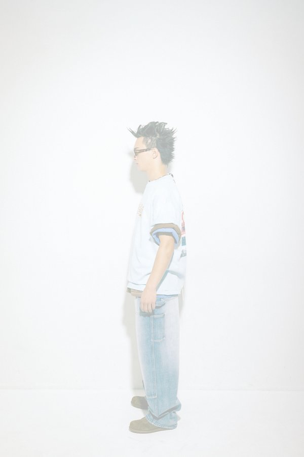 画像4:  {SOLD} mindseeker マインドシーカー MDSK TOUR Tee {-BFS}  :MS-261-018-CYAN-2  (4)
