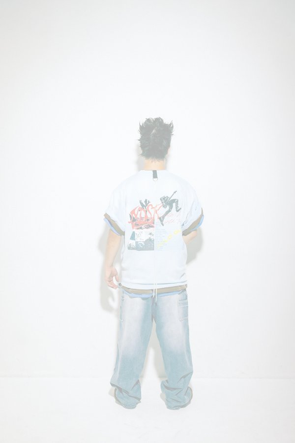 画像5:  {SOLD} mindseeker マインドシーカー MDSK TOUR Tee {-BFS}  :MS-261-018-CYAN-2  (5)