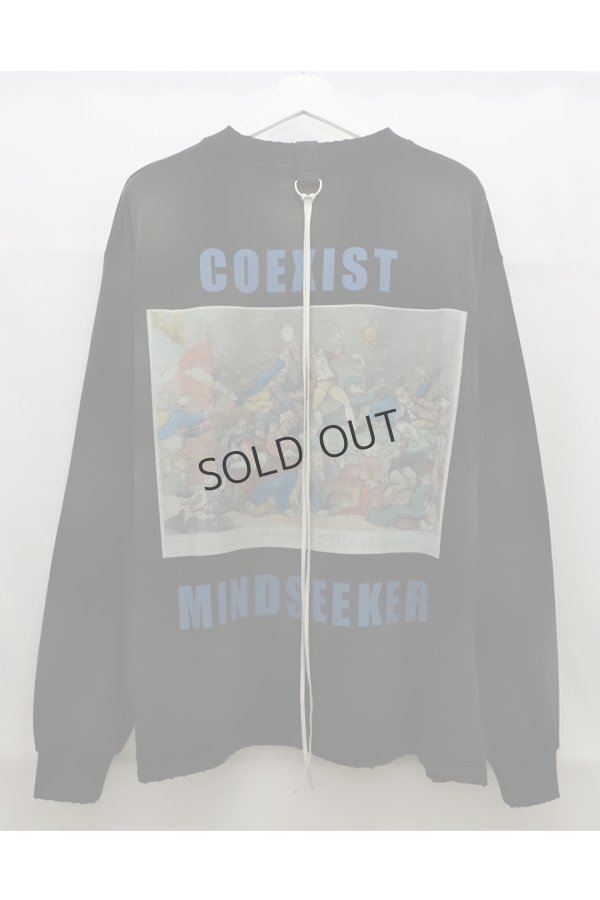 画像2: mindseeker マインドシーカー COEXIST Long Sleeve Tee{-BFS} (2)