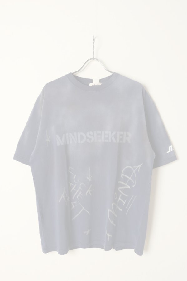 画像2:  {SOLD} mindseeker マインドシーカー HAND GRAFFITI TEE {-BCS}  :MS1-23-008-NVY-ONE  (2)