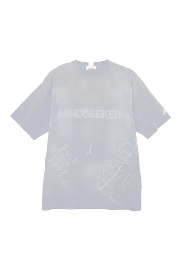 画像1:  {SOLD} mindseeker マインドシーカー HAND GRAFFITI TEE {-BCS}  :MS1-23-008-NVY-ONE  (1)