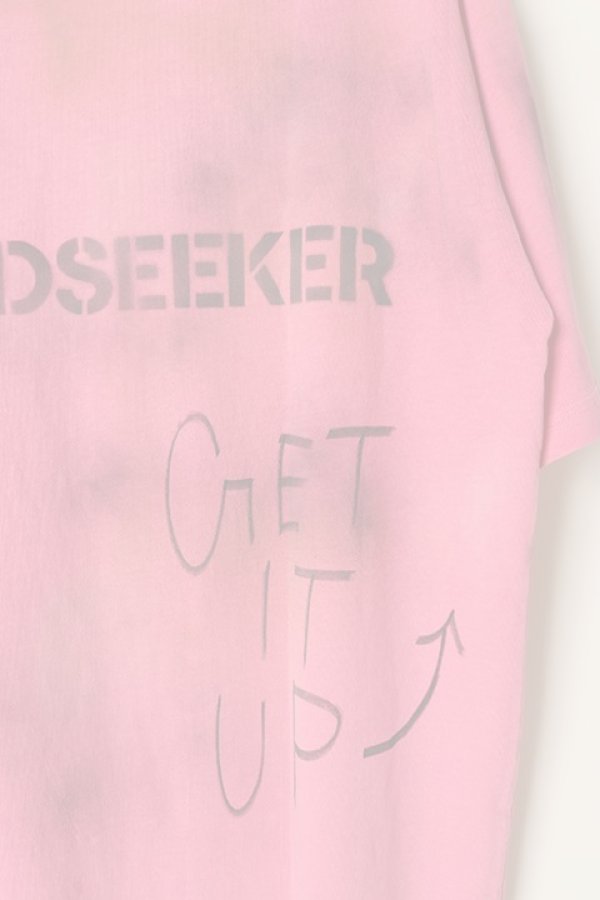 画像9:  {SOLD} mindseeker マインドシーカー HAND GRAFFITI STENCIL TEE {-BCS}  :MS1-23-014-PNK-ONE  (9)