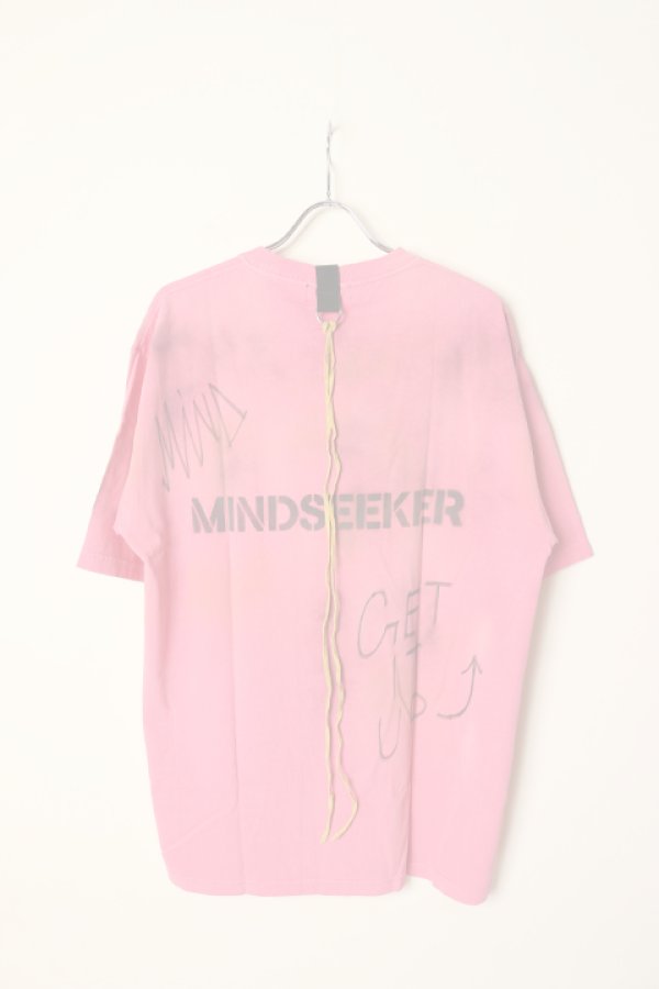 画像10:  {SOLD} mindseeker マインドシーカー HAND GRAFFITI STENCIL TEE {-BCS}  :MS1-23-014-PNK-ONE  (10)