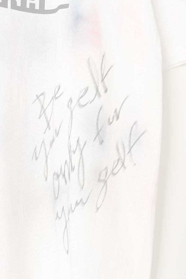 画像4:  {SOLD} mindseeker マインドシーカー HAND GRAFFITI STENCIL TEE {-BCS}  :MS1-23-014-WHT-ONE  (4)