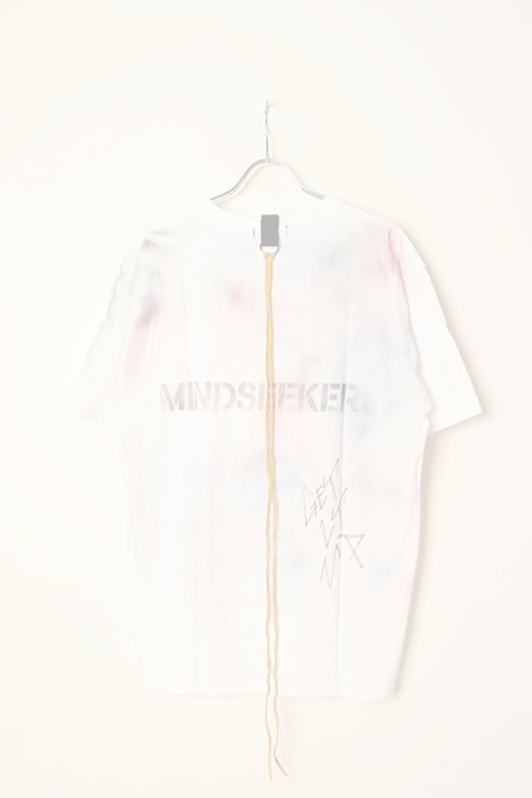 画像10:  {SOLD} mindseeker マインドシーカー HAND GRAFFITI STENCIL TEE {-BCS}  :MS1-23-014-WHT-ONE  (10)