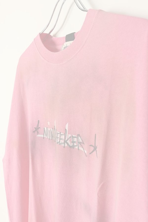 画像5:  {SOLD} mindseeker マインドシーカー HAND GRAFFITI TEE {-BCS}  :MS1-23-022-PNK-ONE  (5)