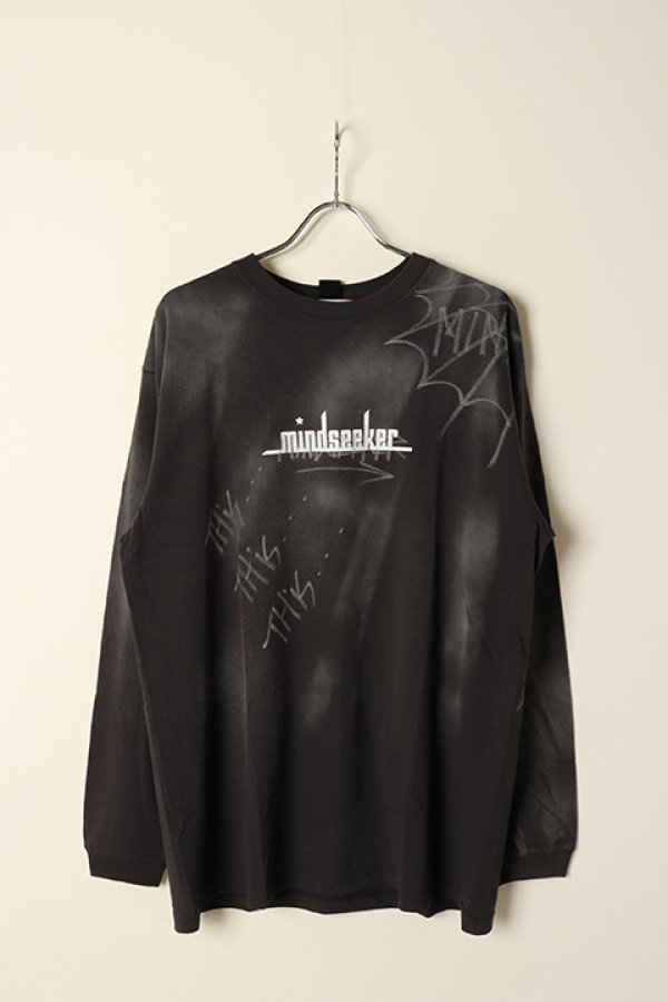 画像2: mindseeker マインドシーカー HAND GRAFFITI L/S TEE{-BCS} (2)