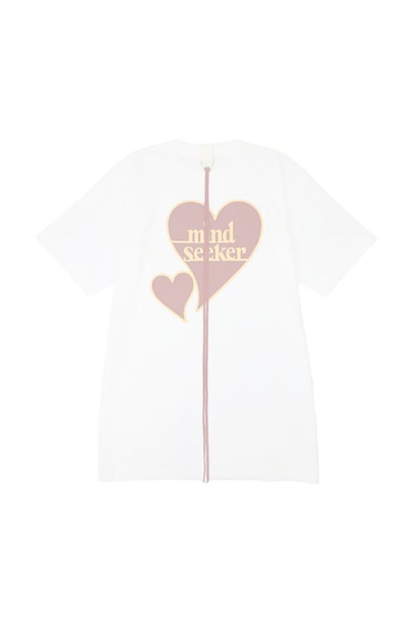 画像1:  {SOLD} mindseeker マインドシーカー HEART LOGO TEE {-BDS}  :MS2-23-001-WHT  (1)