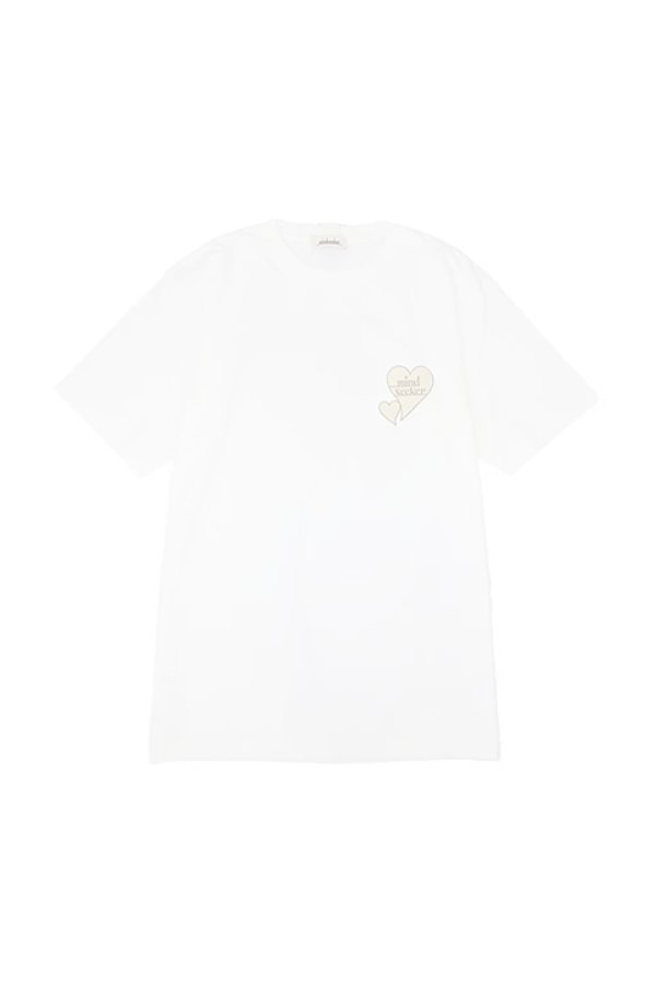 画像2:  {SOLD} mindseeker マインドシーカー WHITE HEART LOGO TEE {-BDS}  :MS2-23-002-WHT  (2)