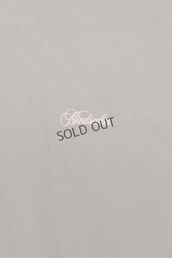 画像3: {SOLD}mindseeker マインドシーカー Script Logo Embroidery BIG TEE{-BDS} (3)
