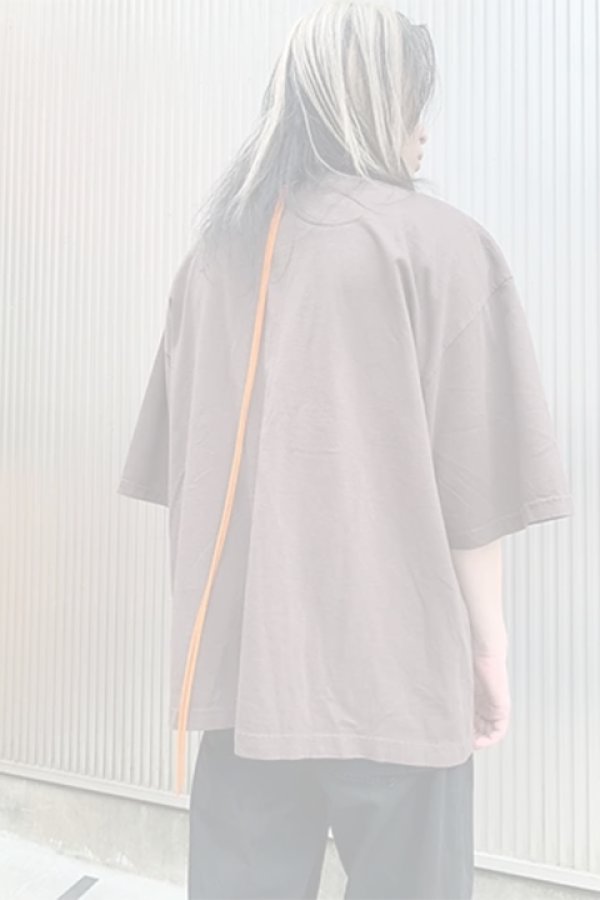 画像5:  {SOLD} mindseeker マインドシーカー Script Logo Embroidery BIG TEE {-BDS}  :MS2-23-011-BRW  (5)