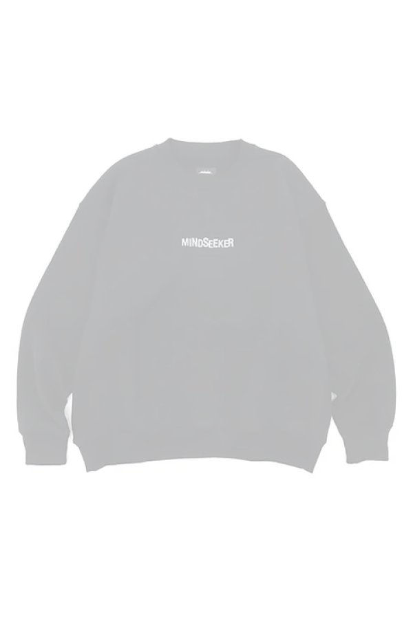 画像1:  {SOLD} mindseeker マインドシーカー Message CREWNECK SWEATSHIRTS {-BDS}  :MS2-23-046-BLK  (1)