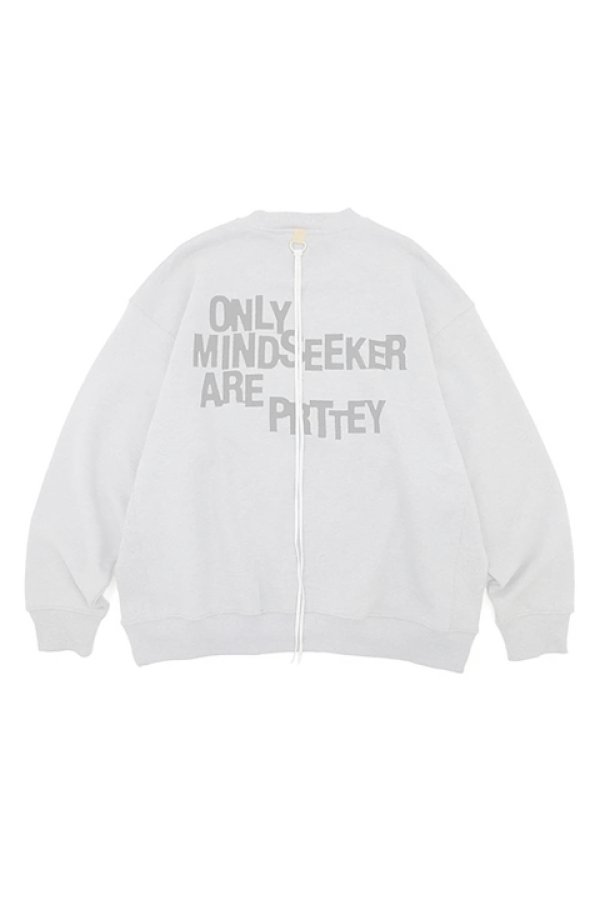 画像2:  {SOLD} mindseeker マインドシーカー Message CREWNECK SWEATSHIRTS {-BDS}  :MS2-23-046-GRY  (2)