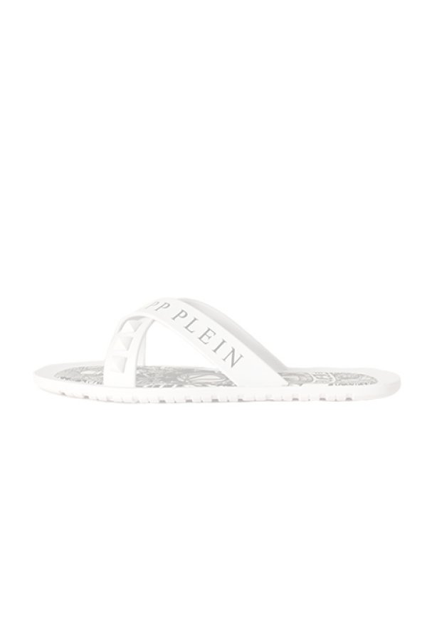 画像2:   PHILIPP PLEIN HOMME フィリッププレインオム Sandals Flat "Bangor"{MSA0018-PXV025N-01K-AGS} (2)