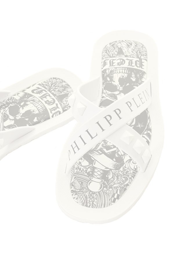 画像4:   PHILIPP PLEIN HOMME フィリッププレインオム Sandals Flat "Bangor"{MSA0018-PXV025N-01K-AGS} (4)