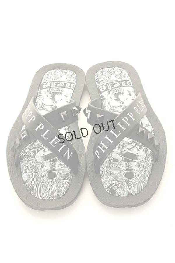 画像5: {SOLD}PHILIPP PLEIN HOMME フィリッププレインオム Sandals Flat "Bangor"{MSA0018-PXV025N-02K-AGS} (5)