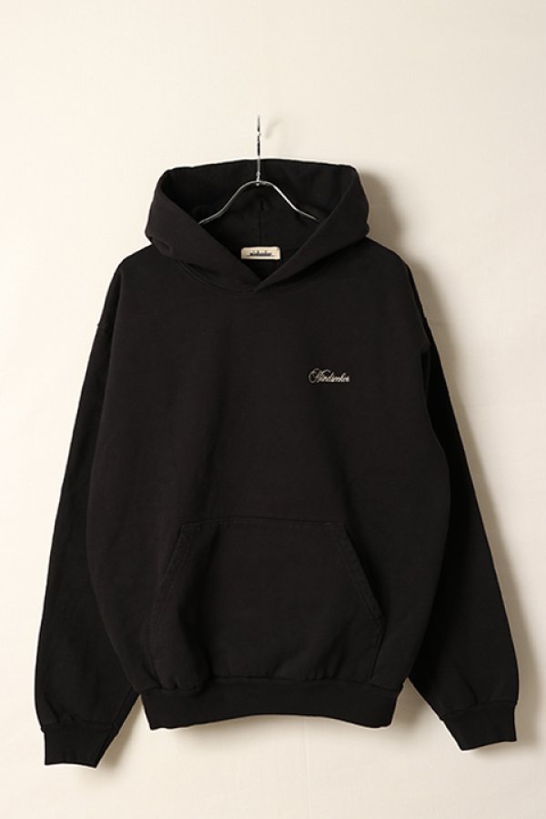画像2: mindseeker マインドシーカー Script Logo Embroidery HOODIE{-BDS} (2)