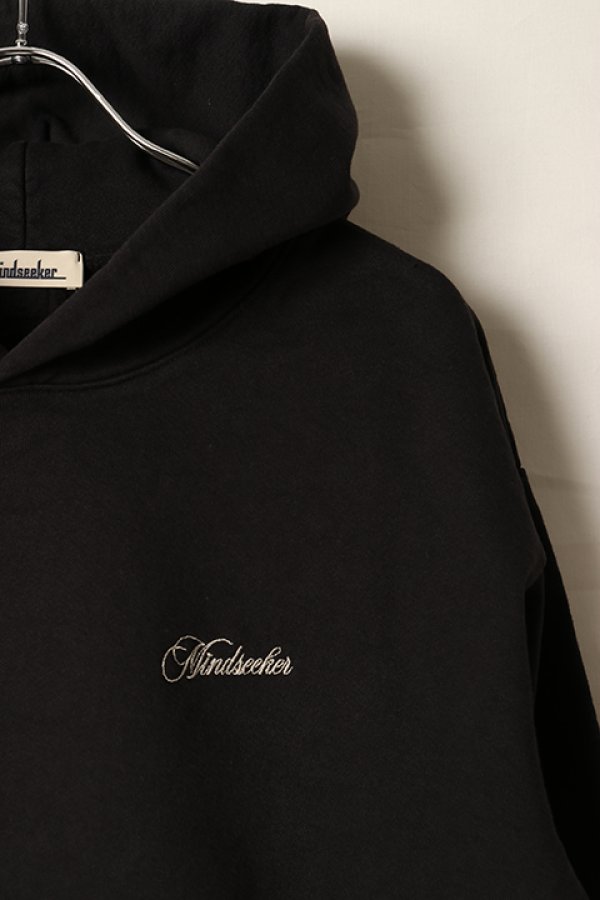画像4: mindseeker マインドシーカー Script Logo Embroidery HOODIE{-BDS} (4)