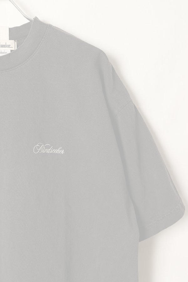 画像4:  {SOLD} mindseeker マインドシーカー Script Logo Embroidery TEE {-BDS}  :MSB-241-003-BLK-2  (4)