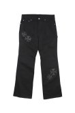 画像1: mindseeker マインドシーカー MINDSEEKER × Dickies Iron Cross Patch Flare Pants{-BFS} (1)