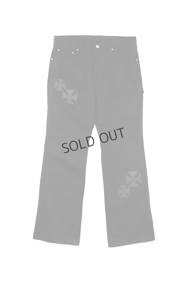 画像1: mindseeker マインドシーカー MINDSEEKER × Dickies Iron Cross Patch Flare Pants{-BFS} (1)