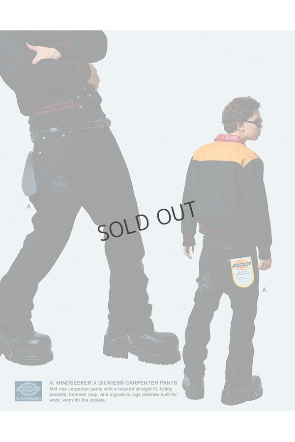 画像9: mindseeker マインドシーカー MINDSEEKER × Dickies Iron Cross Patch Flare Pants{-BFS} (9)