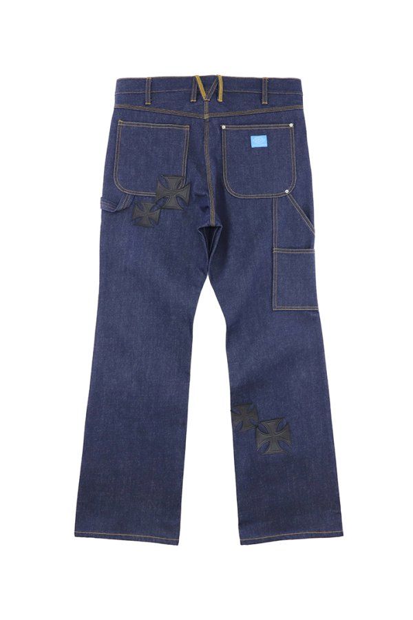 画像3: mindseeker マインドシーカー MINDSEEKER × Dickies Iron Cross Patch Flare Pants{-BFS} (3)