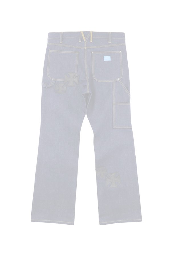 画像3:  {SOLD} mindseeker マインドシーカー MINDSEEKER × Dickies Iron Cross Patch Flare Pants {-BFS}  :MSD-261-001-IND  (3)