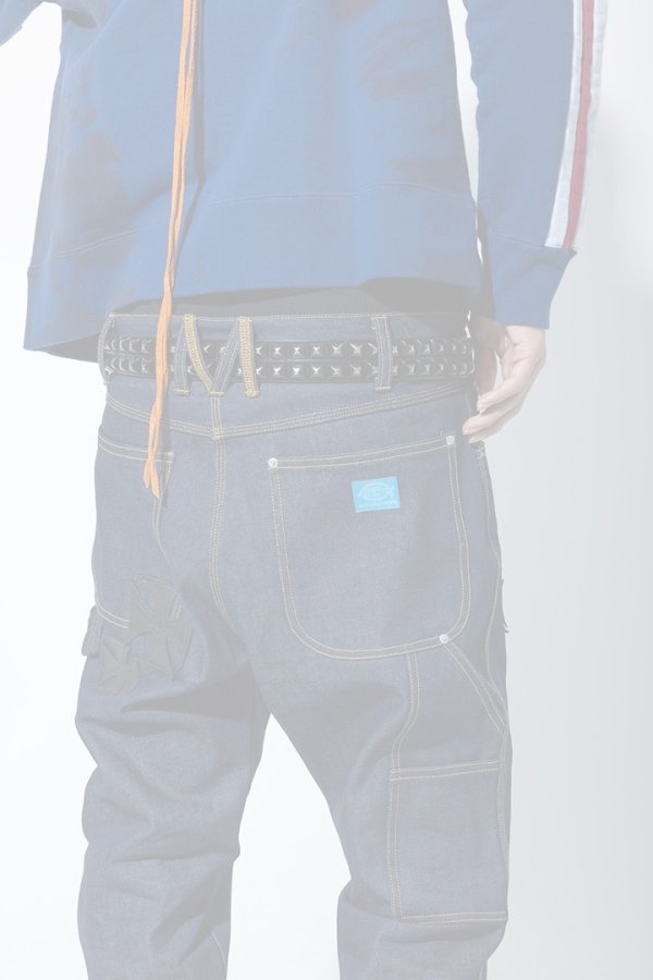 画像10:  {SOLD} mindseeker マインドシーカー MINDSEEKER × Dickies Iron Cross Patch Flare Pants {-BFS}  :MSD-261-001-IND  (10)