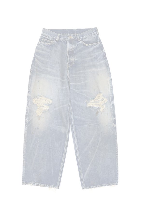 画像1:  {SOLD} mindseeker マインドシーカー Knee Crash Buggy Denim Jeans {-BES}  :MSH-232-008-VWBLU  (1)