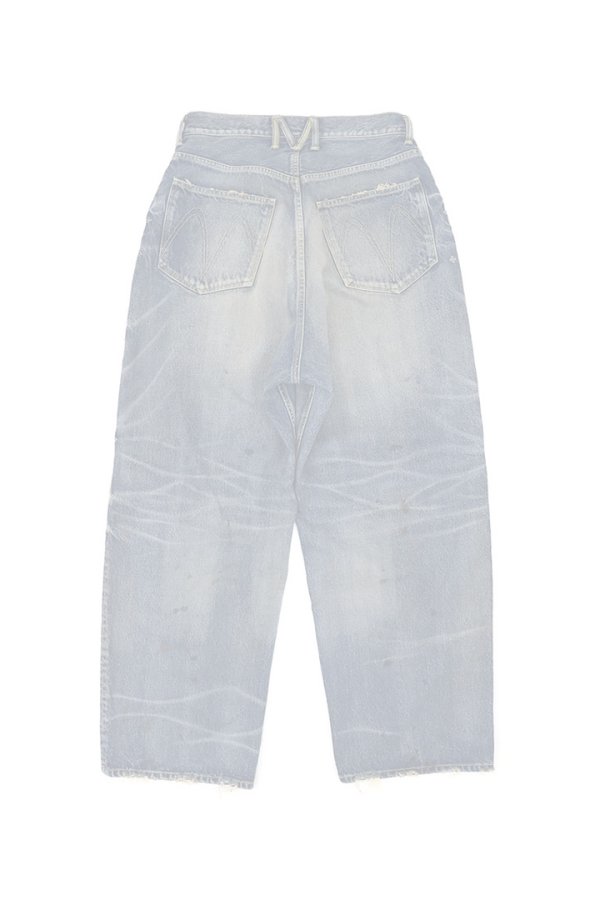 画像2:  {SOLD} mindseeker マインドシーカー Knee Crash Buggy Denim Jeans {-BES}  :MSH-232-008-VWBLU  (2)