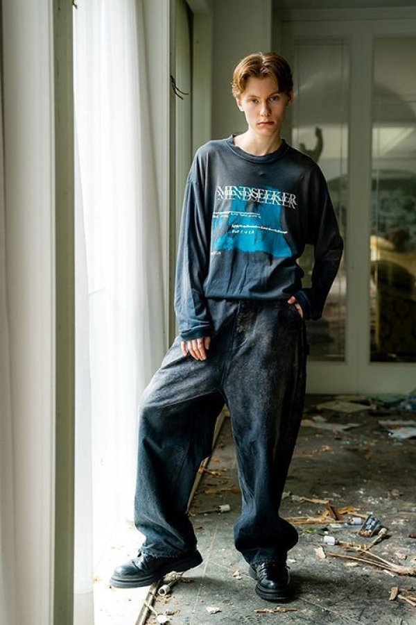 画像3: mindseeker マインドシーカー Hard Worker Painter Buggy Pants{-BDS} (3)