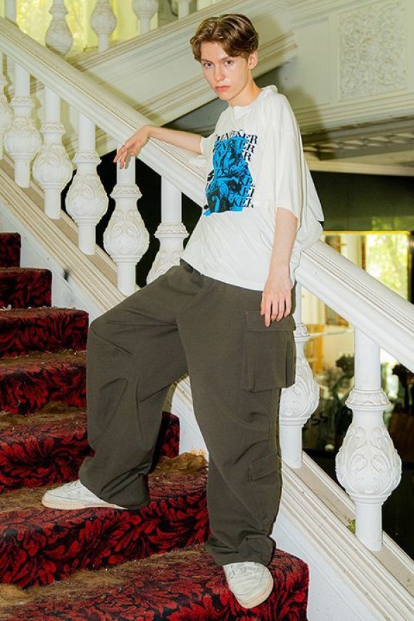 画像4: mindseeker マインドシーカー Jersey Buggy Cargo Pants{-BDS} (4)