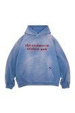 画像1: 【24SS新作】mindseeker マインドシーカー Message Embroidery Hoodie{-BDS} (1)