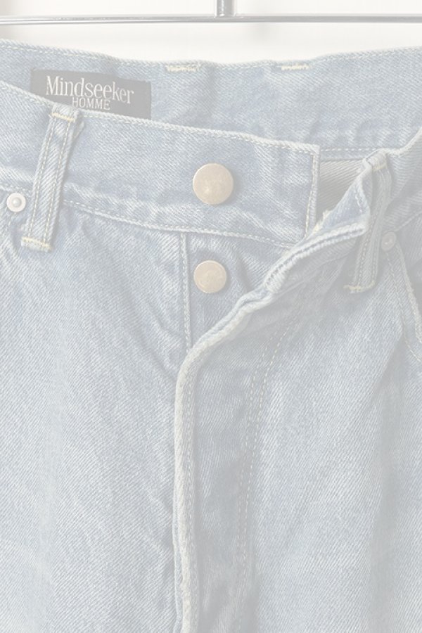画像4:  {SOLD} mindseeker マインドシーカー Buggy Denim Jeans {-BDS}  :MSH-241-023-BLU  (4)