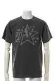 画像1: {SOLD}Marbles マーブルズ PIGMENT DYED JERSEY T-SHIRT #GIRL STAR{MST-S18SP01-BLK-AHS} (1)