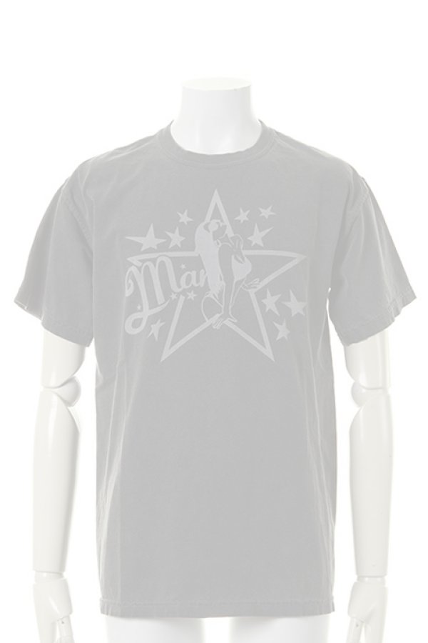 画像1:  {SOLD} Marbles マーブルズ PIGMENT DYED JERSEY T-SHIRT #GIRL STAR{MST-S18SP01-BLK-AHS} (1)