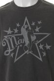 画像4: {SOLD}Marbles マーブルズ PIGMENT DYED JERSEY T-SHIRT #GIRL STAR{MST-S18SP01-BLK-AHS} (4)