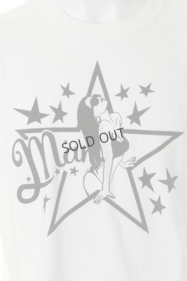 画像4: {SOLD}Marbles マーブルズ PIGMENT DYED JERSEY T-SHIRT #GIRL STAR{MST-S18SP01-WHT-AHS} (4)