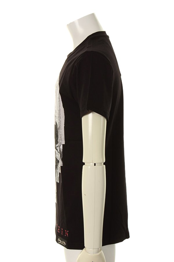 画像3: 【 50%OFF セール79,200円→39,600円】 PHILIPP PLEIN HOMME フィリッププレインオム T-shirt Round Neck SS "My Plein"{-AGS} (3)