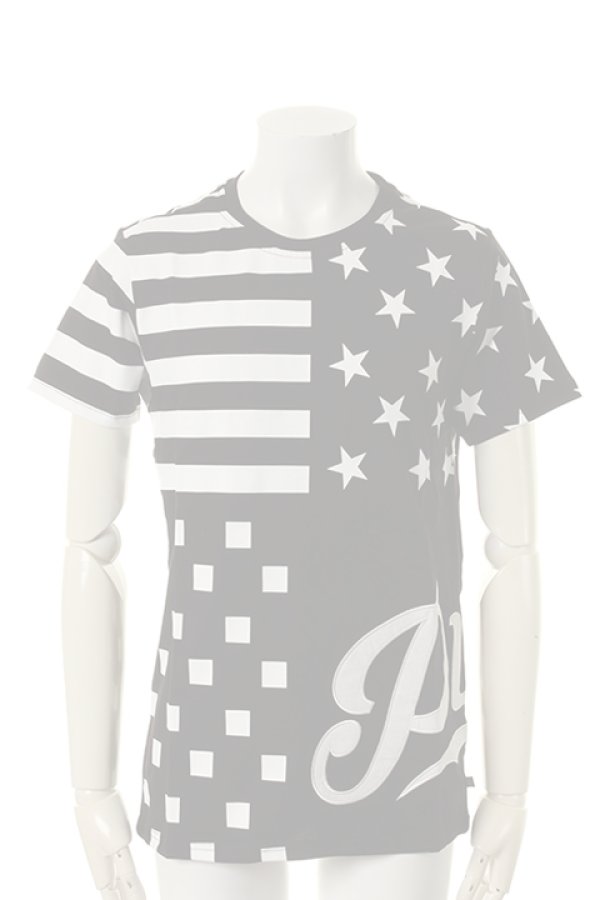 画像1:   PHILIPP PLEIN HOMME フィリッププレインオム T-shirt Round Neck SS "Aplike"{-AGS} (1)