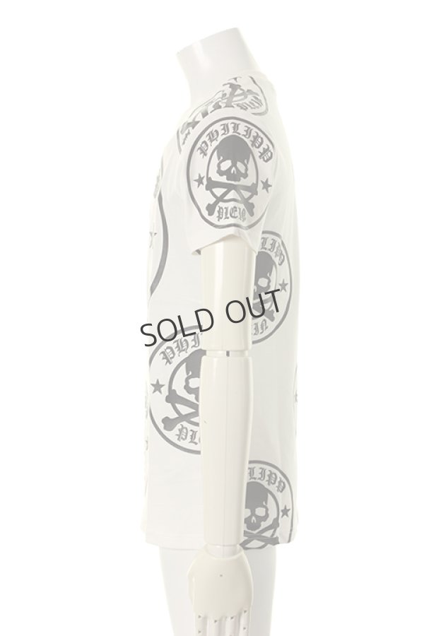 画像3: {SOLD}PHILIPP PLEIN HOMME フィリッププレインオム T-shirt Round Neck SS "Plum"{-AGS} (3)