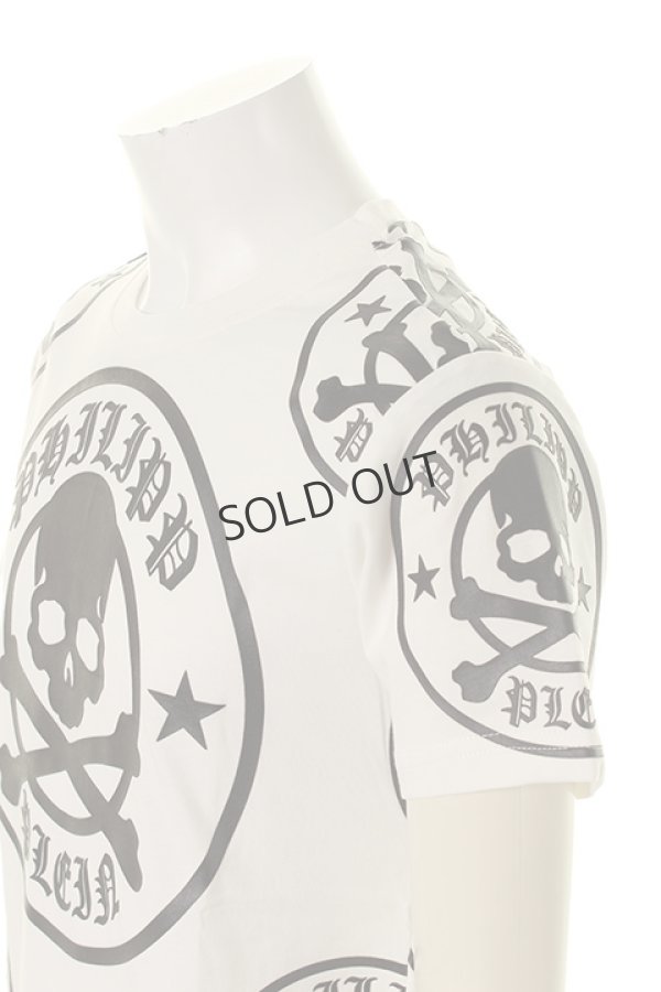 画像4: {SOLD}PHILIPP PLEIN HOMME フィリッププレインオム T-shirt Round Neck SS "Plum"{-AGS} (4)