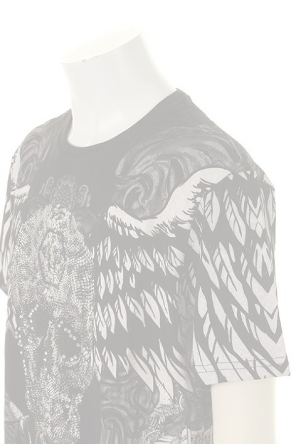 画像4:   PHILIPP PLEIN HOMME フィリッププレインオム T-shirt Round Neck SS "Laurel"{-AGS} (4)