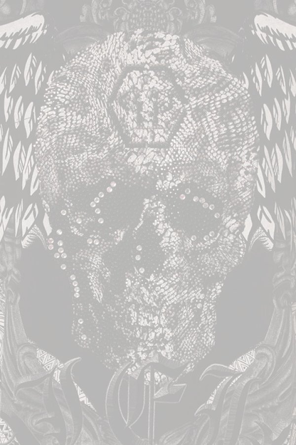 画像5:   PHILIPP PLEIN HOMME フィリッププレインオム T-shirt Round Neck SS "Laurel"{-AGS} (5)